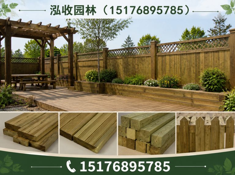 枣庄防腐木凉亭展示图
